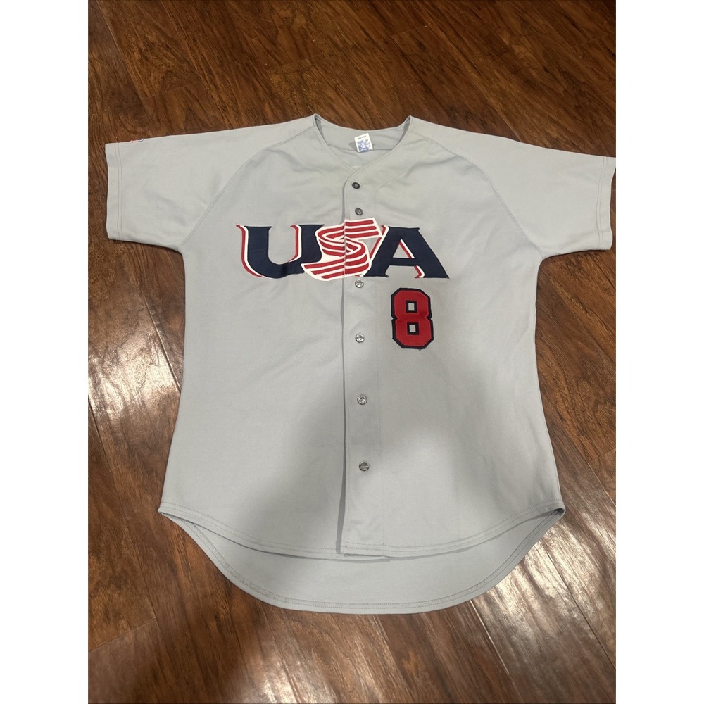 Vintage 90s Russell Athletic Diamond #8 Wing team USA jersey size L
